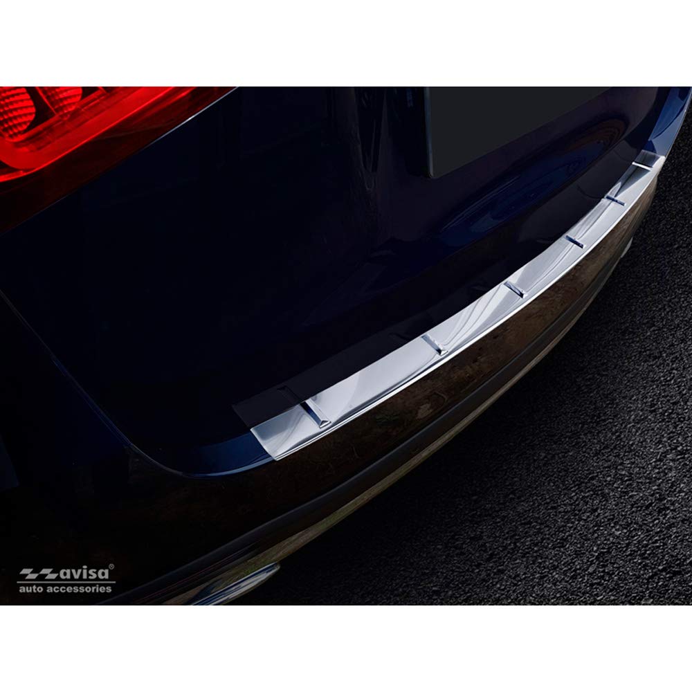 Avisa Edelstahl Heckstoßstangenschutz kompatibel mit Mercedes GLE II (W167) 2019- inkl. 53 AMG 'Ribs' von Avisa