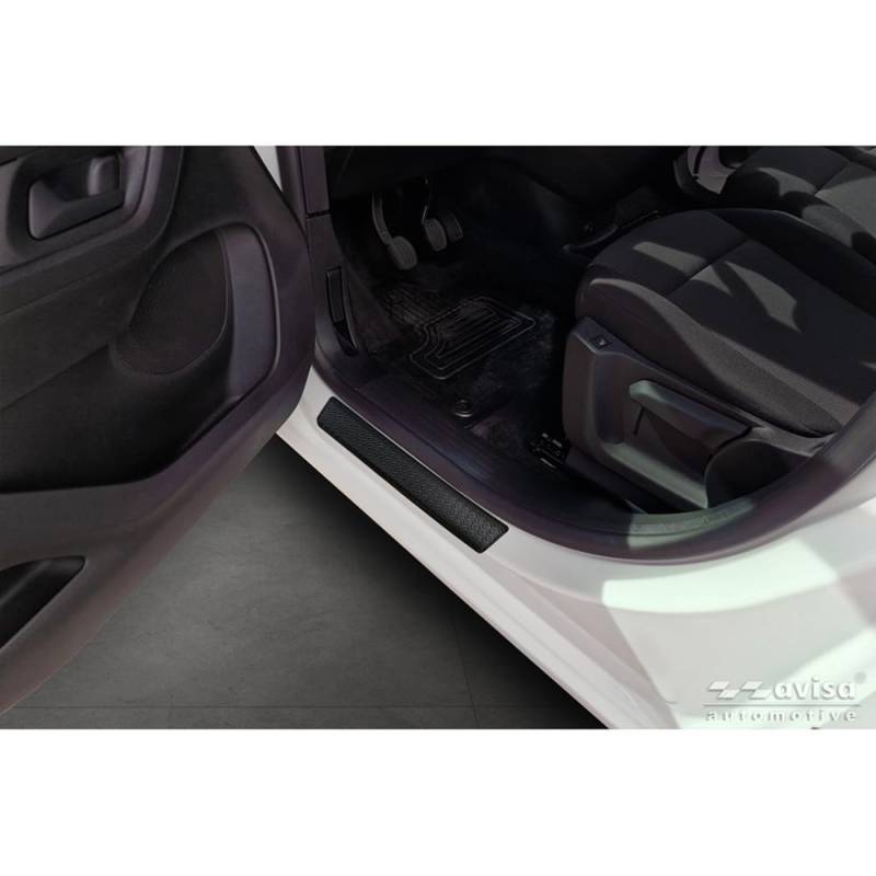 Einstiegsleisten kompatibel mit Toyota Proace Verso II 16-/City/City Verso 19- & Opel Combo-E Life & Peugeot Partner III/Rifter & Citroën Berlingo III inkl. Multispace 18-/Berlingo XL 22-2-teilig von Avisa