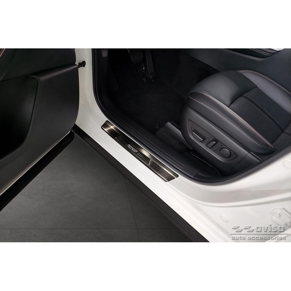 Schwarz Edelstahl Einstiegsleisten kompatibel mit Mazda CX-60 (KH) 2022- - 'Performance Special Edition' - 4-Teilig Schwarz Edelstahl Einstiegsleisten kompatibel mit Mazda CX-60 (KH) 2022- - 'Performance Special Edition' - 4-Teilig von Avisa