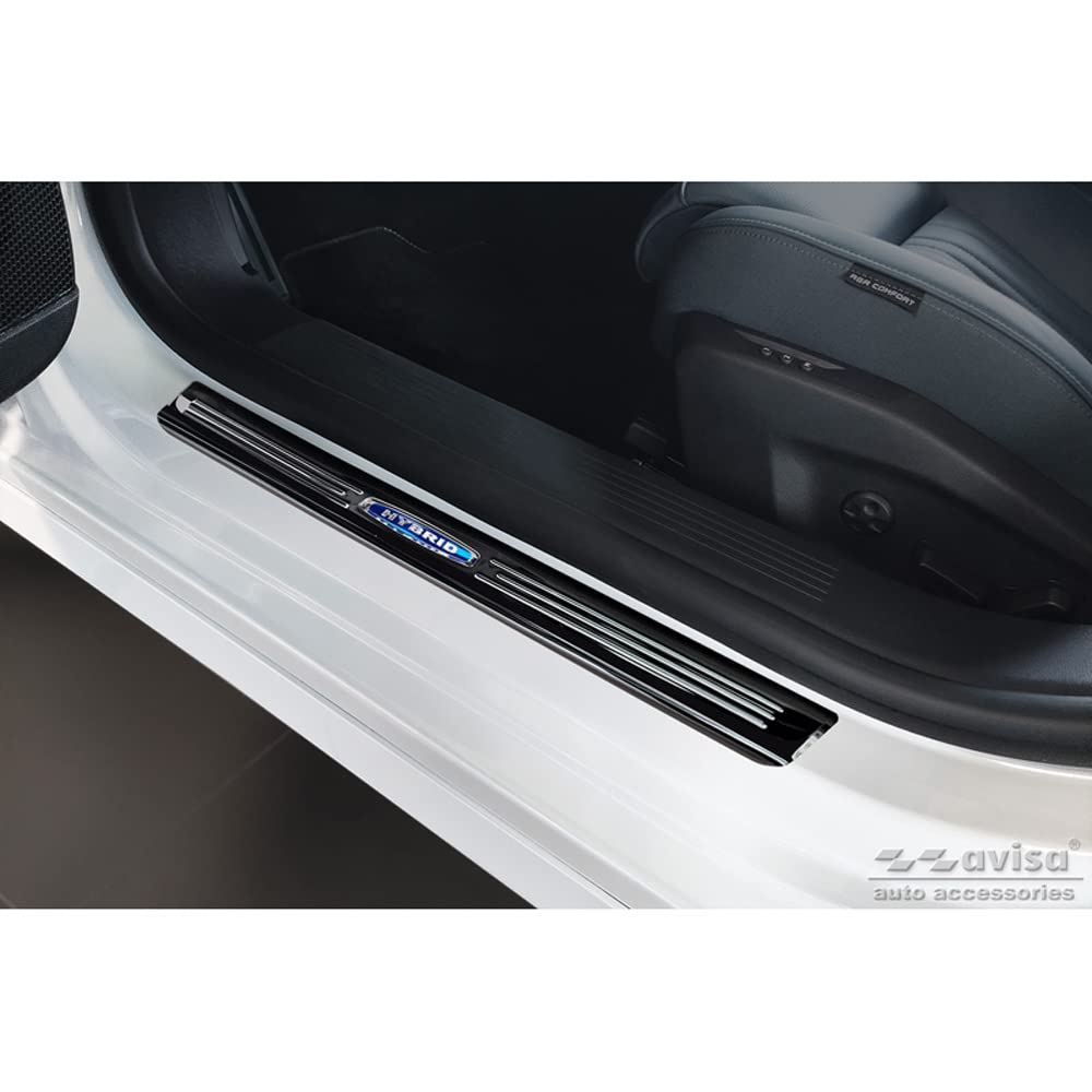 Schwarz Edelstahl Einstiegsleisten kompatibel mit Peugeot 308 III HB & SW 2021- 'Hybrid' - 4-teilig Schwarz Edelstahl Einstiegsleisten kompatibel mit Peugeot 308 III HB & SW 2021- 'Hybrid' - 4-teilig von Avisa