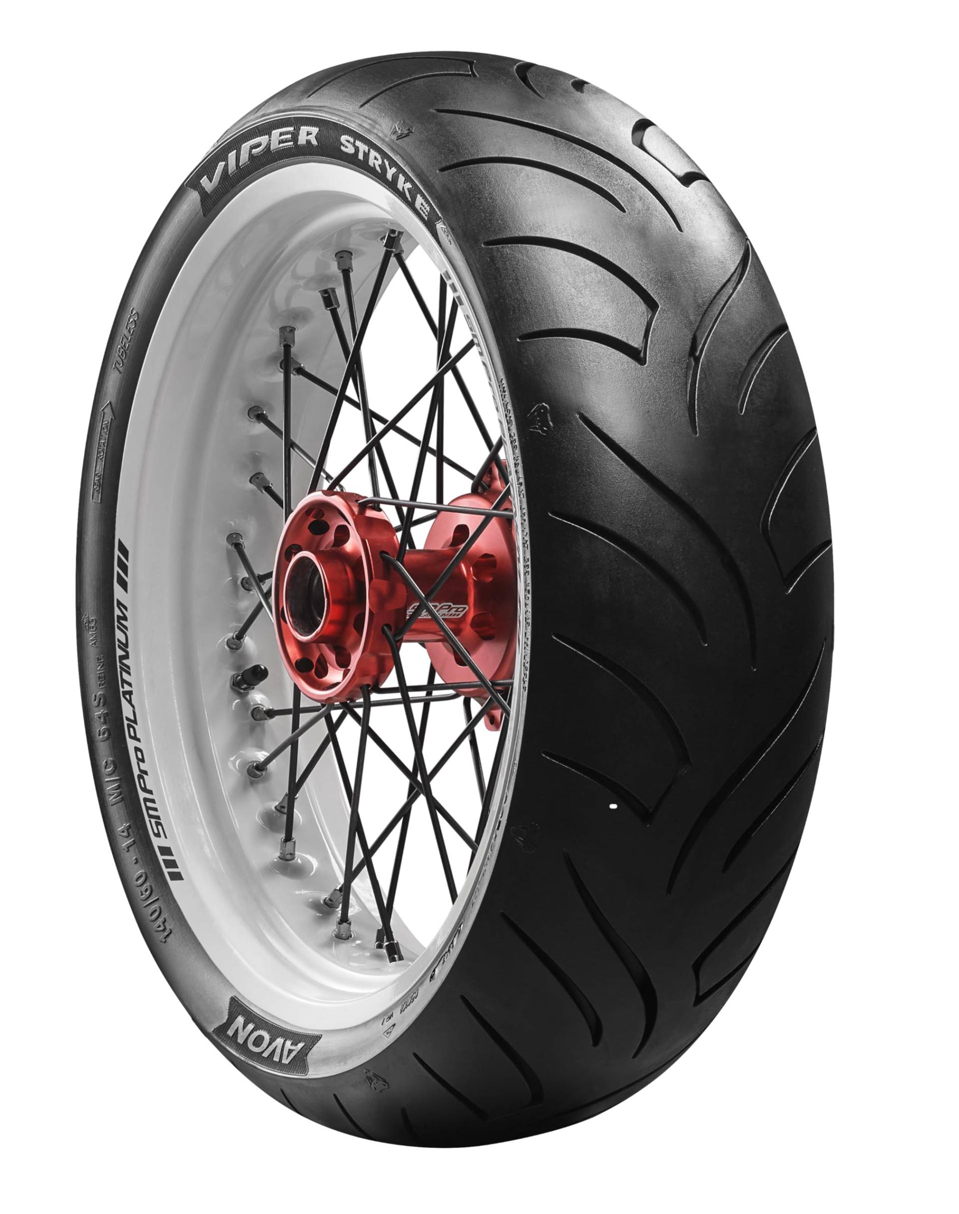 Avon 130/70-13 63P Viper Stryke AM63 Rear Motorradreifen von Avon Tyres