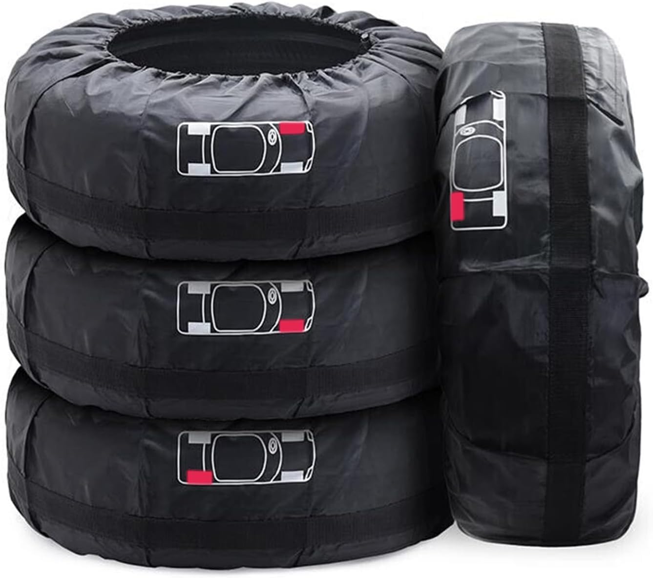 Avutrel 4 Stück Abdeckhülle für Autoreifen, 13-17 Zoll Reifentaschen Set, Waterproof Staubdicht Reifenabdeckungen für Sommerreifen, Schutzhülle für Lagerung und Transport Avutrel 4 Stück Abdeckhülle für Autoreifen, 13-17 Zoll Reifentaschen Set, Waterproof Staubdicht Reifenabdeckungen für Sommerreifen, Schutzhülle für Lagerung und Transport von Avutrel