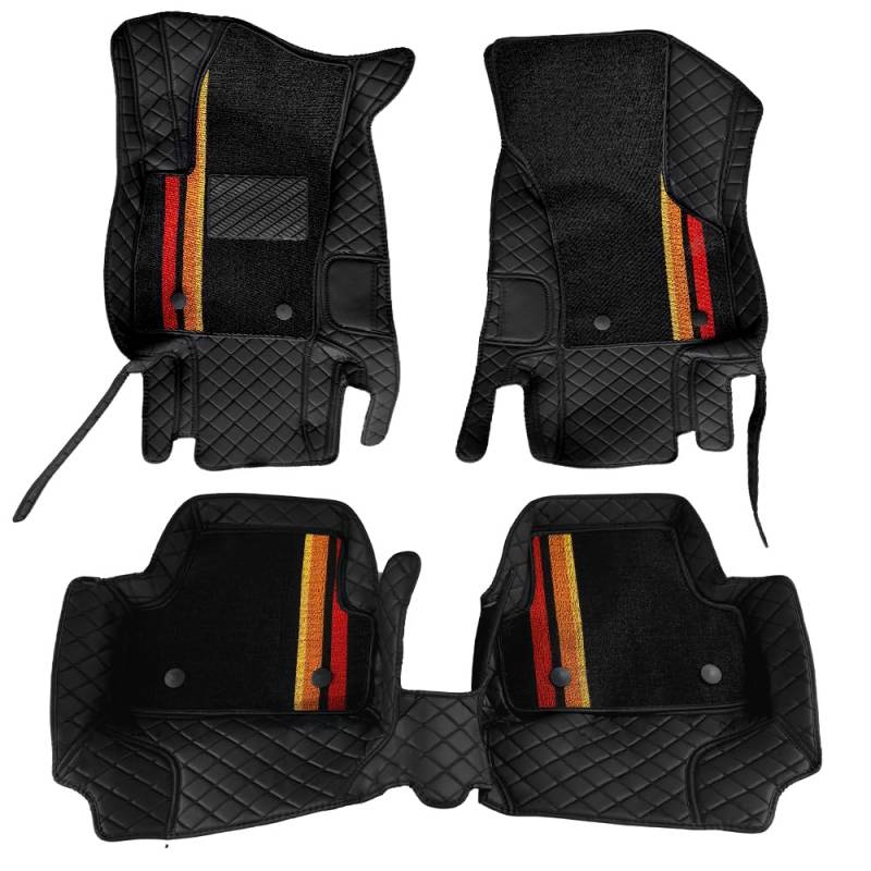 Fußmatten für Audi A3 2013–2020 Limousine 8V – Abnehmbares Doppellagiges Set, maßgeschneiderter Teppich, Allwetter-Fußmatten, langlebige und robuste Autofußmatten von Awotzon