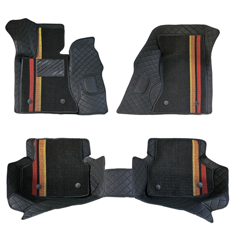 Fußmatten für BMW 5er Serie 2010–2013 F10 Limousine – Abnehmbares Doppellagiges Set, maßgeschneiderter Teppich, Allwetter-Fußmatten, langlebige und robuste Autofußmatten Fußmatten für BMW 5er Serie 2010–2013 F10 Limousine – Abnehmbares Doppellagiges Set, maßgeschneiderter Teppich, Allwetter-Fußmatten, langlebige und robuste Autofußmatten von Awotzon