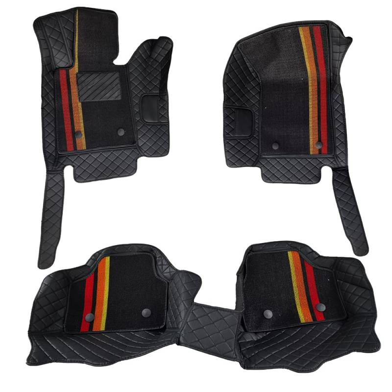 Fußmatten für BMW X1 2009–2015 E84 – Abnehmbares Doppellagiges Set, maßgeschneiderter Teppich, Allwetter-Fußmatten, langlebige und robuste Autofußmatten von Awotzon