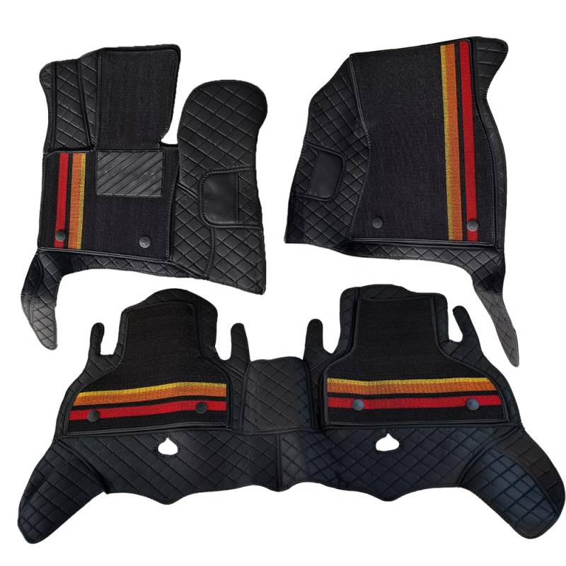 Fußmatten für BMW X5 2013–2018 F15/F85 – Abnehmbares Doppellagiges Set, maßgeschneiderter Teppich, Allwetter-Fußmatten, langlebige und robuste Autofußmatten von Awotzon