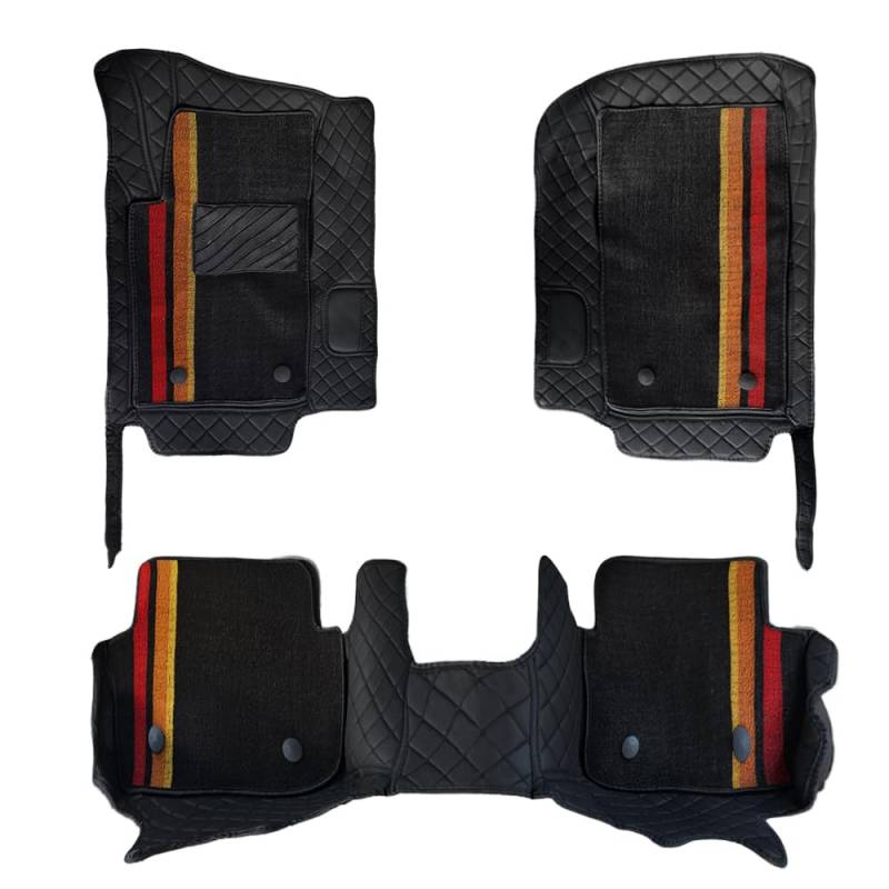 Fußmatten für Chevrolet Camaro 2010–2015 MK5 – Abnehmbares Doppellagiges Set, maßgeschneiderter Teppich, Allwetter-Fußmatten, langlebige und robuste Autofußmatten von Awotzon