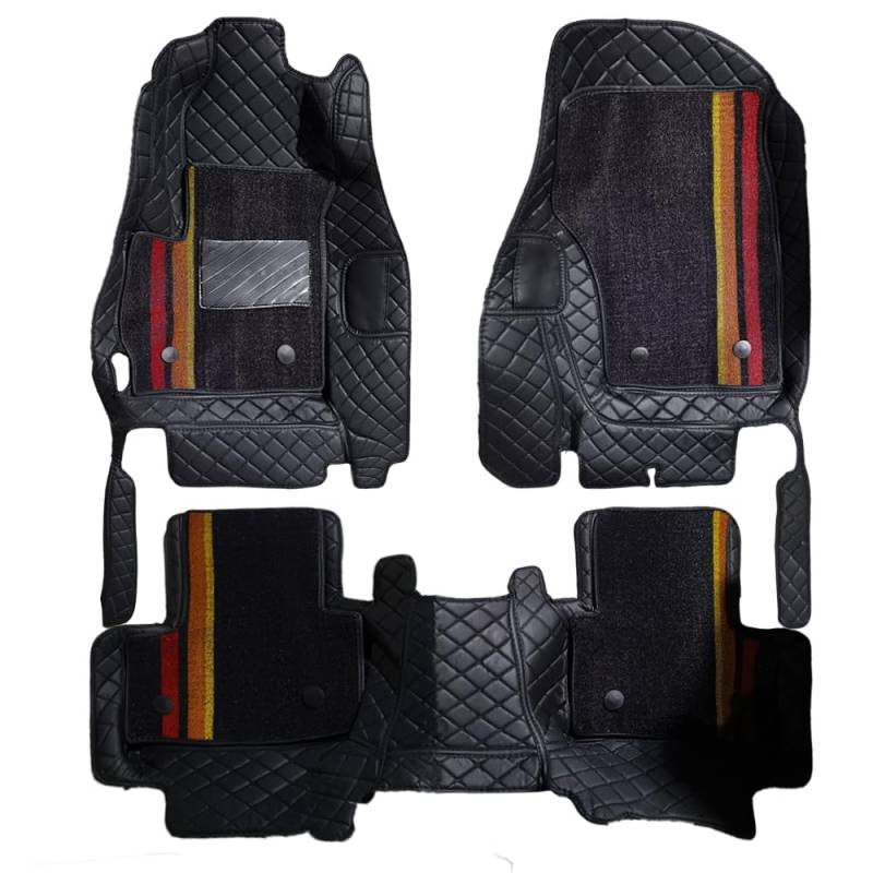Fußmatten für Citroën C4 Aircross Mitsubishi RVR/ASX/Outlander Sport Peugeot 4008 2012–2017 – Doppellagiges Set, maßgeschneiderter Teppich, Allwetter-Fußmatten, robuste Matten von Awotzon