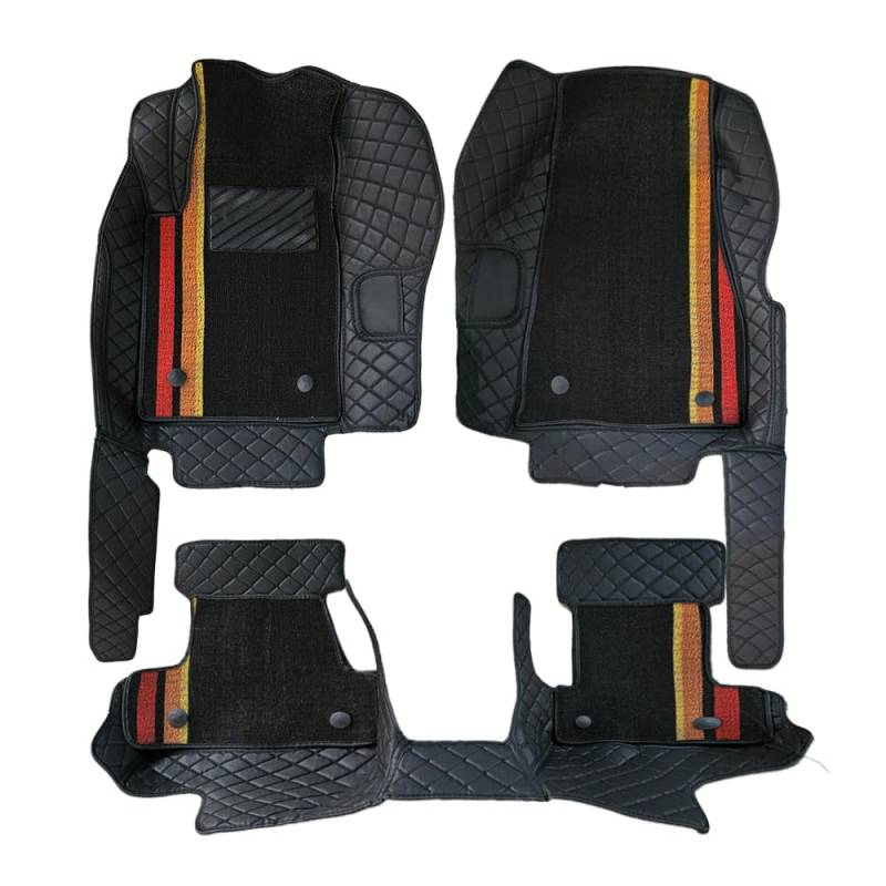 Fußmatten für Ford Mustang 2011–2014 MK6 S-197 – Abnehmbares Doppellagiges Set, maßgeschneiderter Teppich, Allwetter-Fußmatten, langlebige und robuste Autofußmatten von Awotzon
