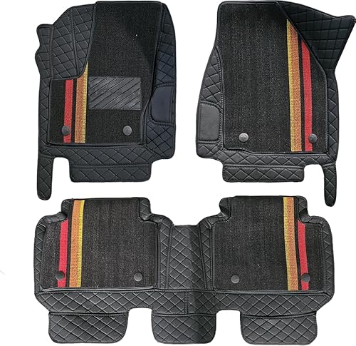 Fußmatten für Ford S-MAX 2006–2014 CD340 5-Sitzer – Abnehmbares Doppellagiges Set, maßgeschneiderter Teppich, Allwetter-Fußmatten, langlebige und robuste Autofußmatten von Awotzon