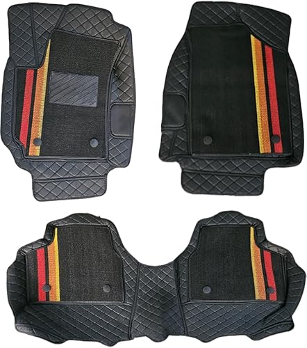 Fußmatten für Hyundai i30 2006–2012 FD Kombi 2009–2012 USA – Abnehmbares Doppellagiges Set, maßgeschneiderter Teppich, Allwetter-Fußmatten, langlebige und robuste Autofußmatten von Awotzon
