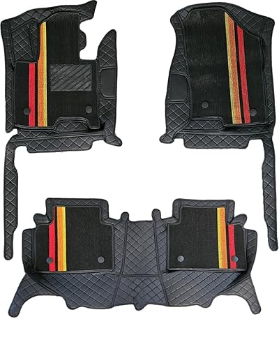 Fußmatten für Hyundai ix35 Tucson IX 2022–Gegenwart NX4 Langversion – Abnehmbares Doppellagiges Set, maßgeschneiderter Teppich, Allwetter-Fußmatten, langlebige und robuste Autofußmatten von Awotzon