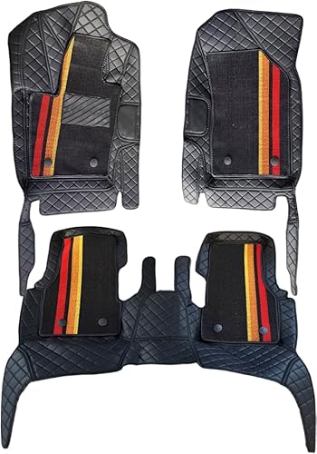 Fußmatten für Jeep Compass 2018–Gegenwart MP552 5-Sitzer – Abnehmbares Doppellagiges Set, maßgeschneiderter Teppich, Allwetter-Fußmatten, langlebige und robuste Autofußmatten von Awotzon