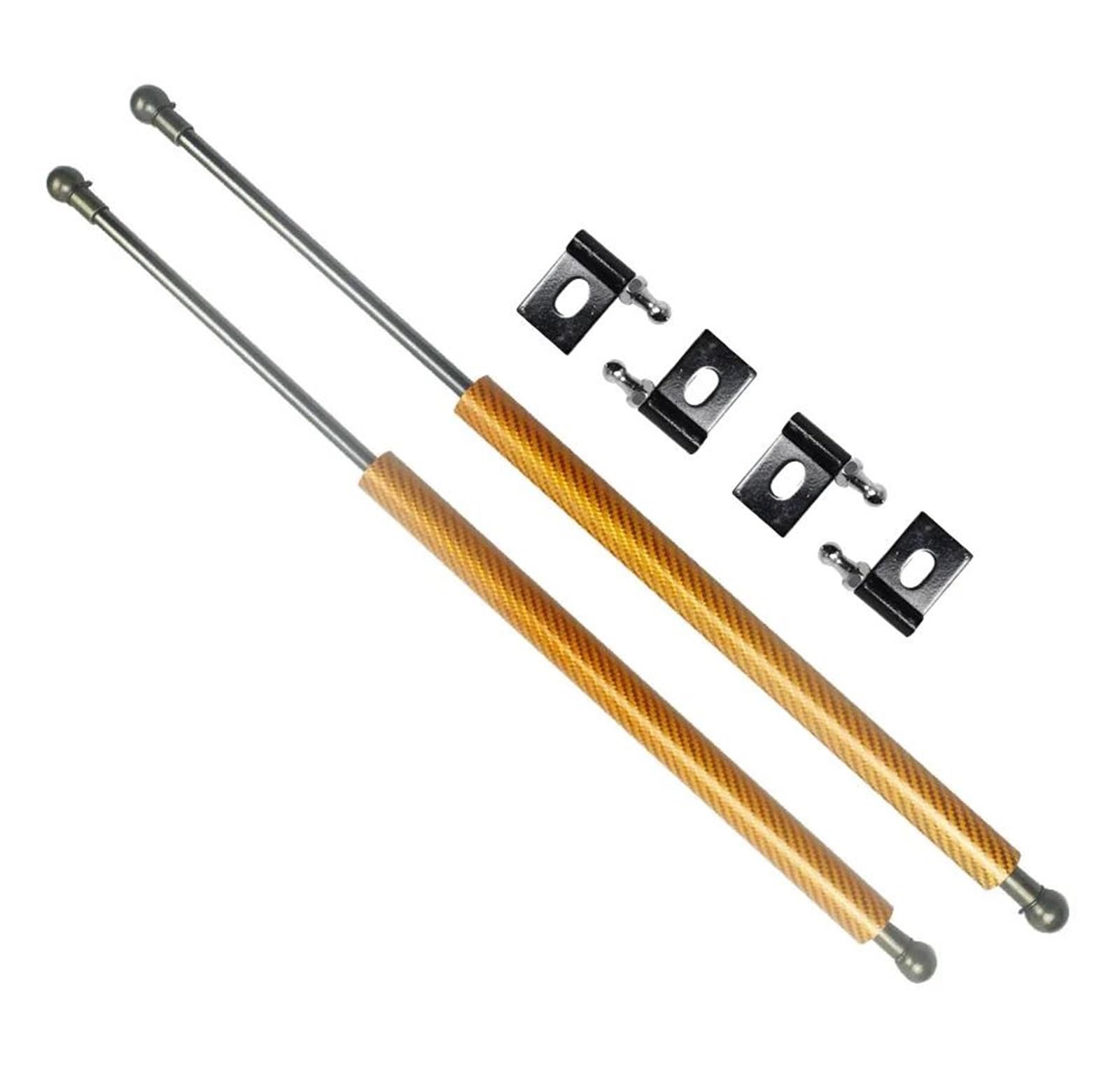 Motorhauben-Gasfeder Für Mitsubishi Lancer Evolution EVO 7 8 9 2001-2008 Vordere Motorhaube Lift Unterstützung Zylinder Schock Dämpfer Kolbenstange Prop Haubendämpfer(Orange) von Awqmx