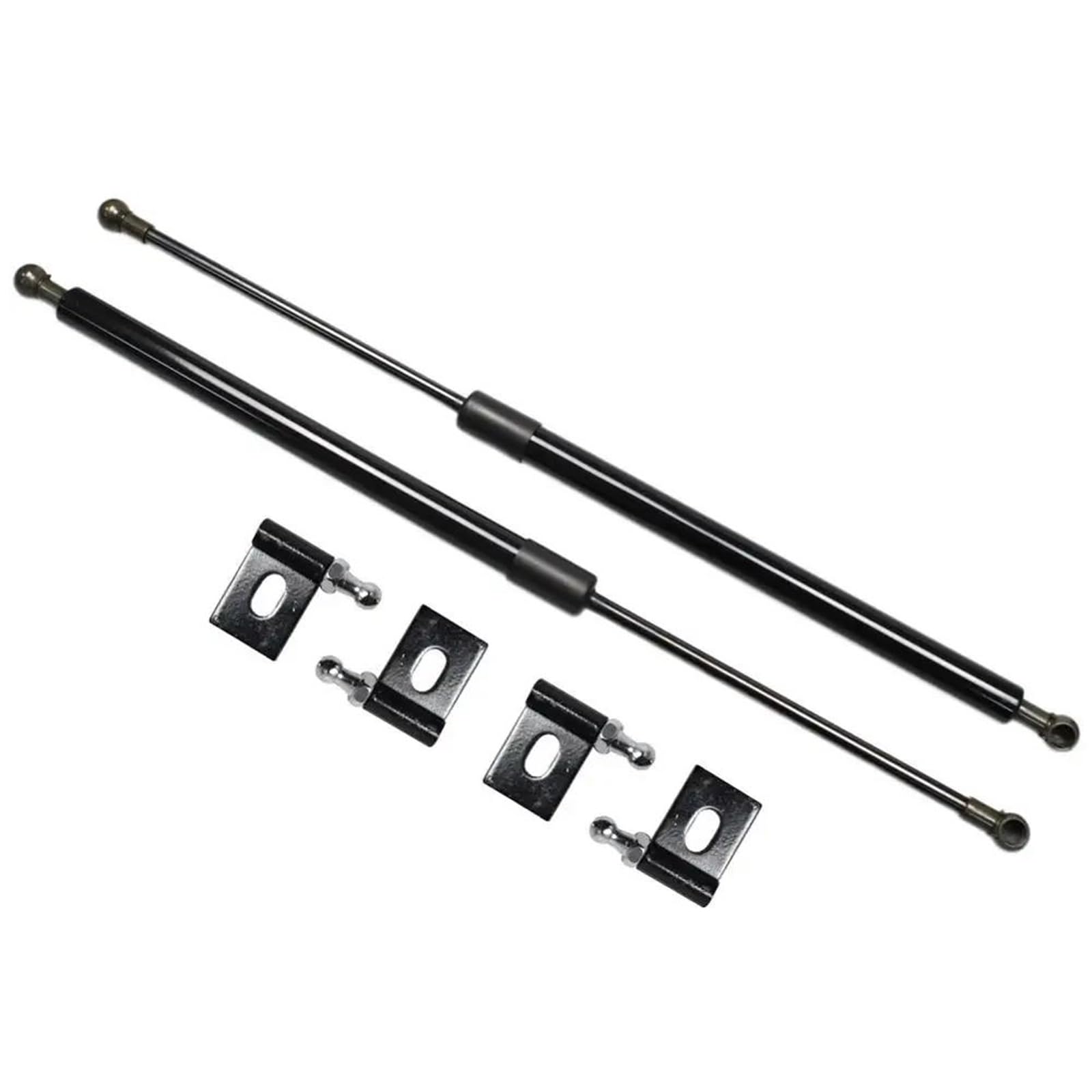 Motorhauben-Gasfeder Für Mitsubishi Lancer Evolution EVO 7 8 9 2001-2008 Vordere Motorhaube Lift Unterstützung Zylinder Schock Dämpfer Kolbenstange Prop Haubendämpfer(Pure Black) von Awqmx