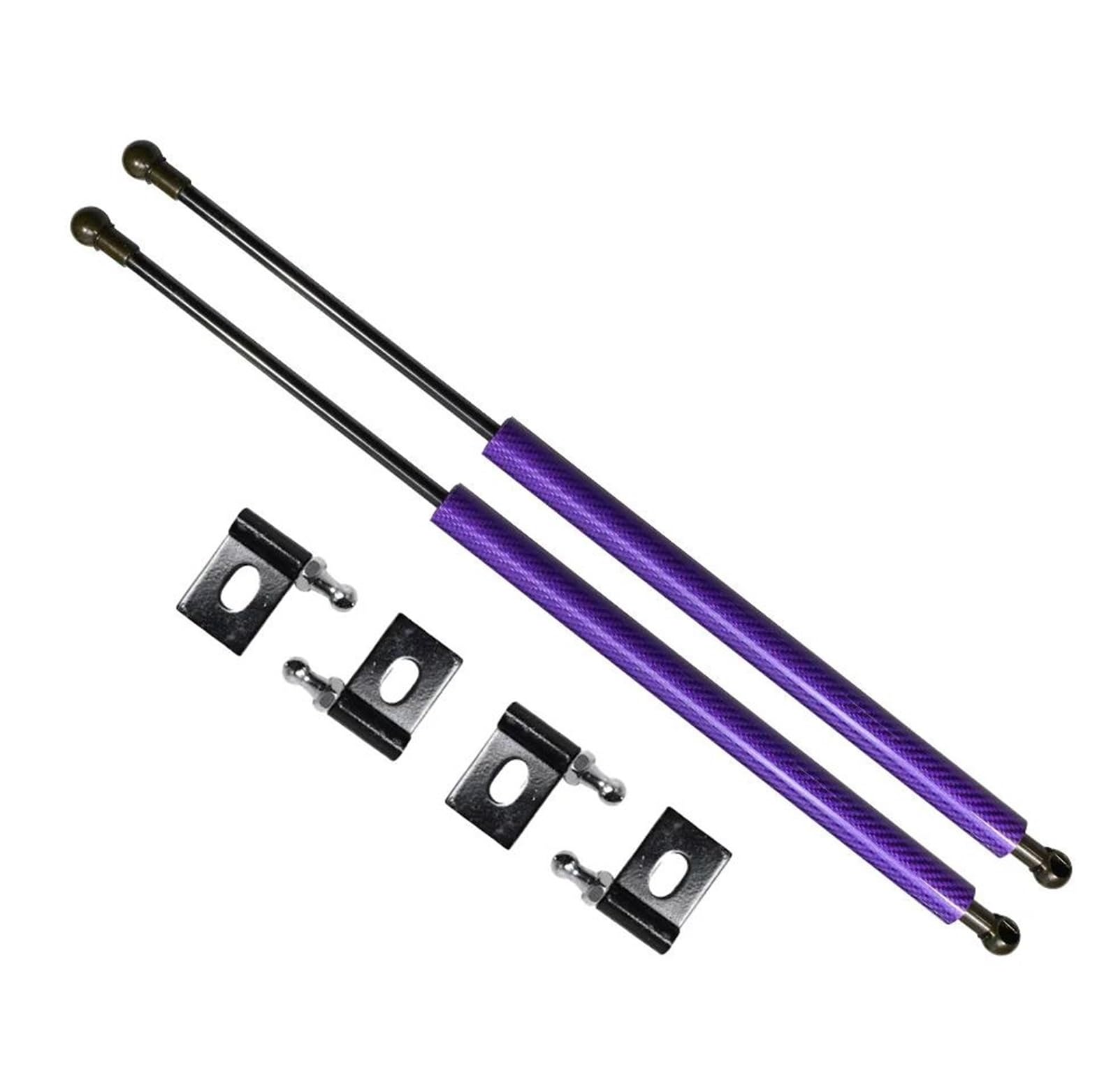 Motorhauben-Gasfeder Für Mitsubishi Lancer Evolution EVO 7 8 9 2001-2008 Vordere Motorhaube Lift Unterstützung Zylinder Schock Dämpfer Kolbenstange Prop Haubendämpfer(Purple) von Awqmx