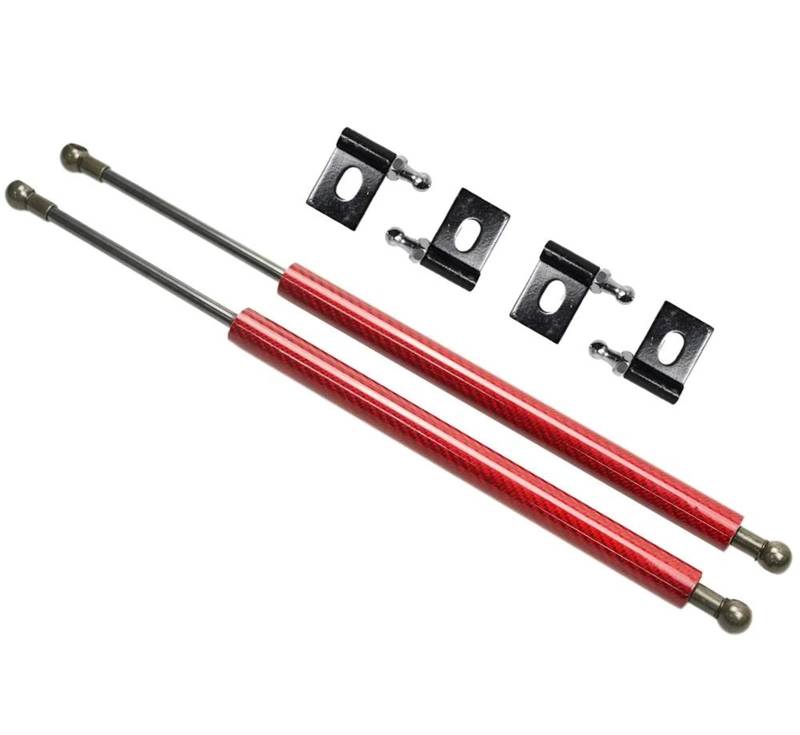 Motorhauben-Gasfeder Für Mitsubishi Lancer Evolution EVO 7 8 9 2001-2008 Vordere Motorhaube Lift Unterstützung Zylinder Schock Dämpfer Kolbenstange Prop Haubendämpfer(Red) von Awqmx