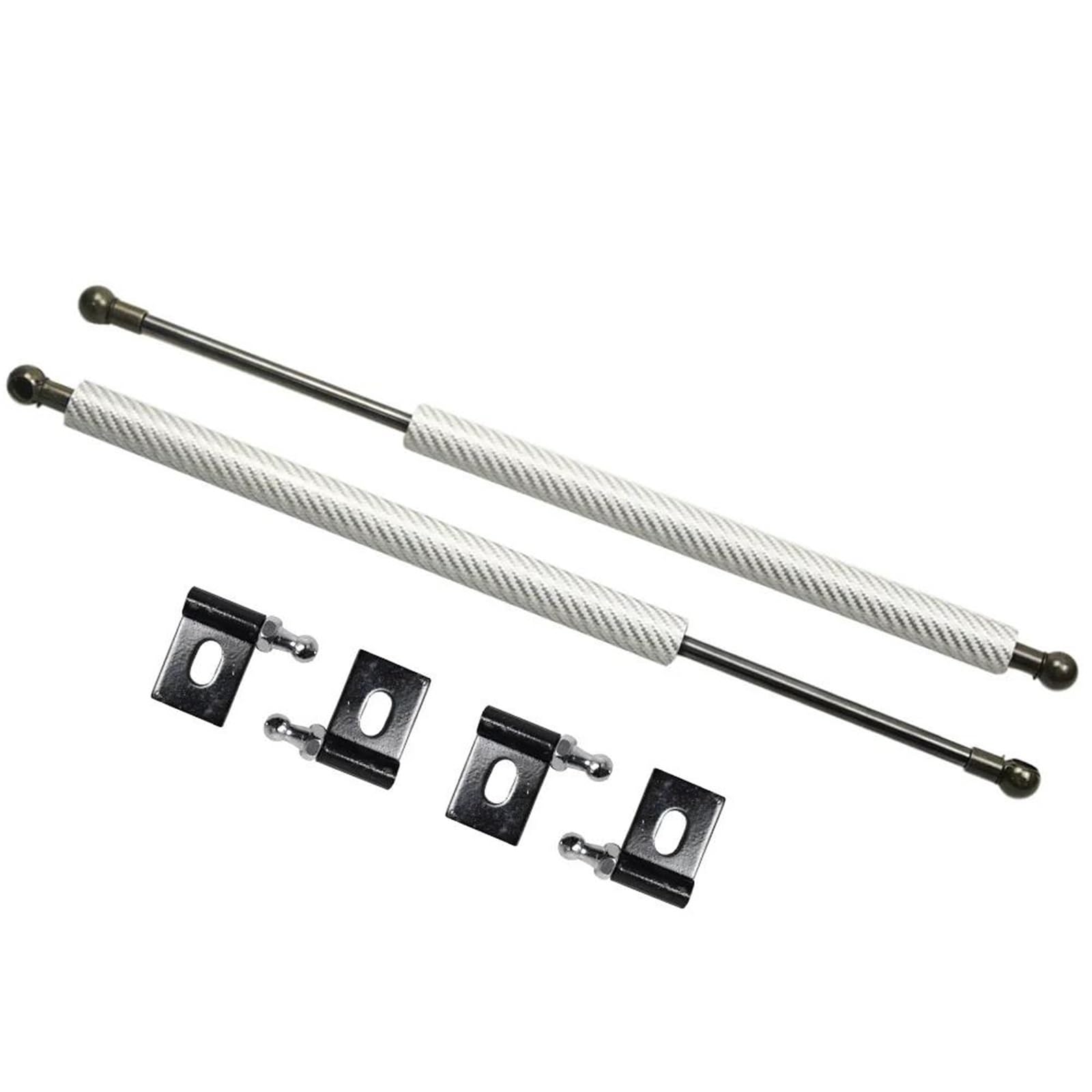 Motorhauben-Gasfeder Für Mitsubishi Lancer Evolution EVO 7 8 9 2001-2008 Vordere Motorhaube Lift Unterstützung Zylinder Schock Dämpfer Kolbenstange Prop Haubendämpfer(Silber) von Awqmx