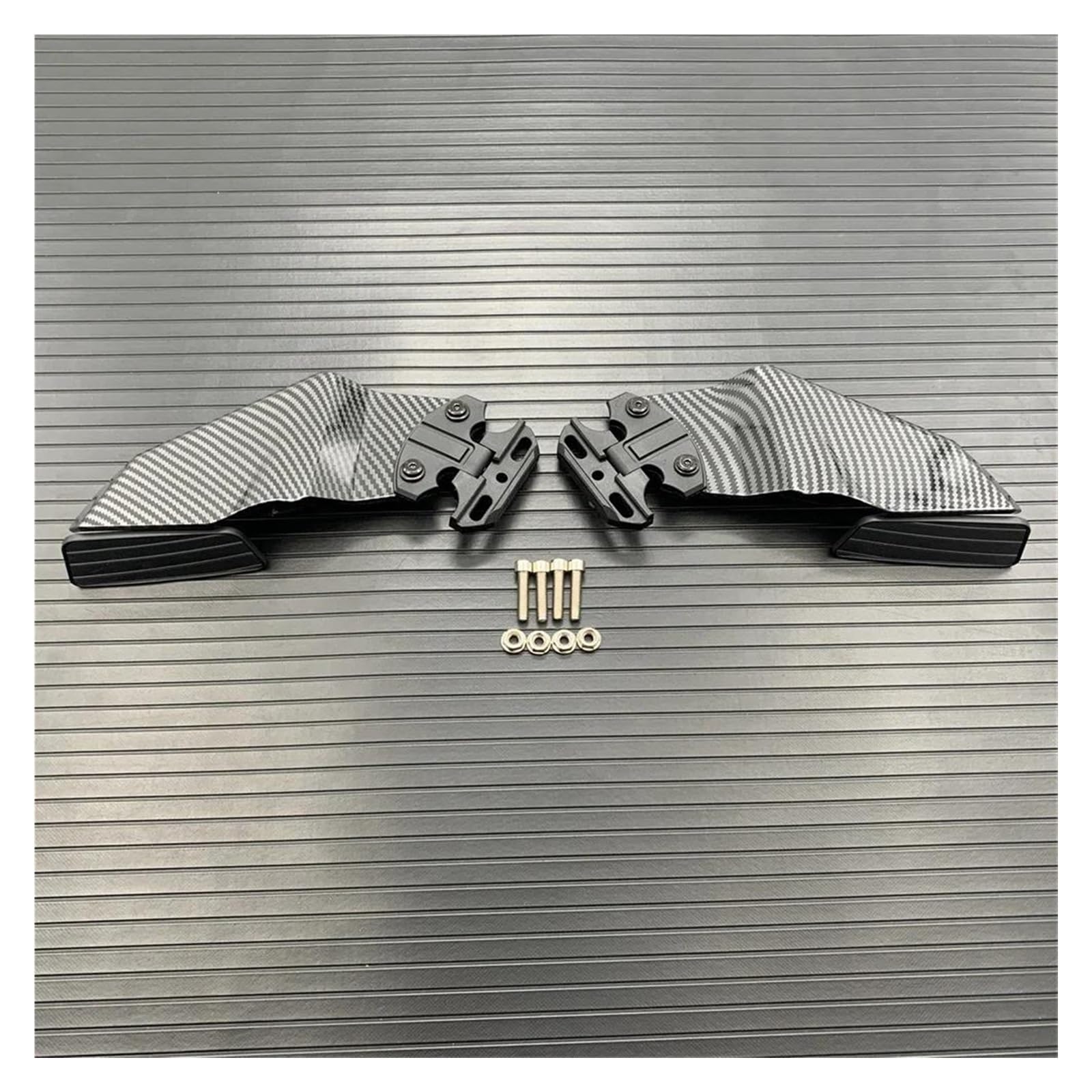 Motorrad Rückspiegel Für Kawasaki Für Ninja 250 300 400 Für ZX6R Für ZX636 Für ZX10R Universal Motorrad Verstellbare Seitenflügel Spoiler Verkleidung Mit Rückansicht Spiegel Motorrad Spiegel(Carbon) Motorrad Rückspiegel Für Kawasaki Für Ninja 250 300 400 Für ZX6R Für ZX636 Für ZX10R Universal Motorrad Verstellbare Seitenflügel Spoiler Verkleidung Mit Rückansicht Spiegel Motorrad Spiegel(Carbon) von Awqmx