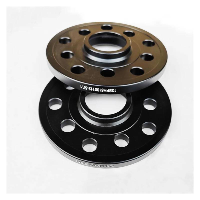 Spurverbreiterung 15mm 5x100 & 5x11 2 57,1 Hub Centric Rad Hub Adapter + 10 Stücke 45mm 14x1,5 Ball Bolzen Spurverbreiterungen Für VW Für Golf Für Bora Polo Für Jetta Spurverbreiterungen Distanzscheib von Awqmx