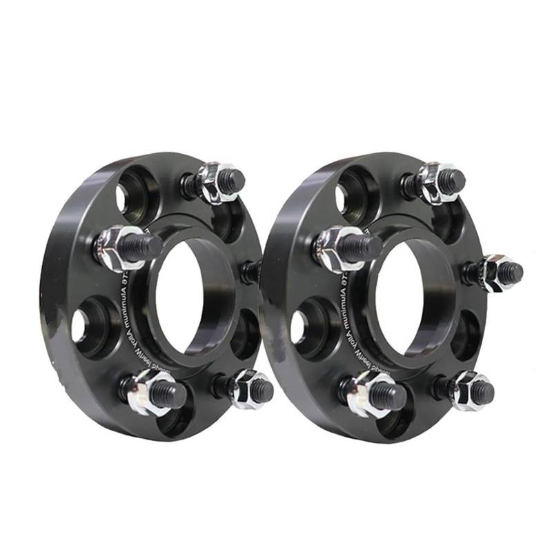 Spurverbreiterung Für 1/3/4/5/7/8Serie I3 I4 Ix Ix3 Für M3 X3 X4 X4M X5 X6 X7 Z4 2 Stücke Aluminium Legierung Rad Spacer 5x112 CB 66,6mm Spurverbreiterungen Distanzscheiben(2pcs Spacer 25mm-BK) von Awqmx