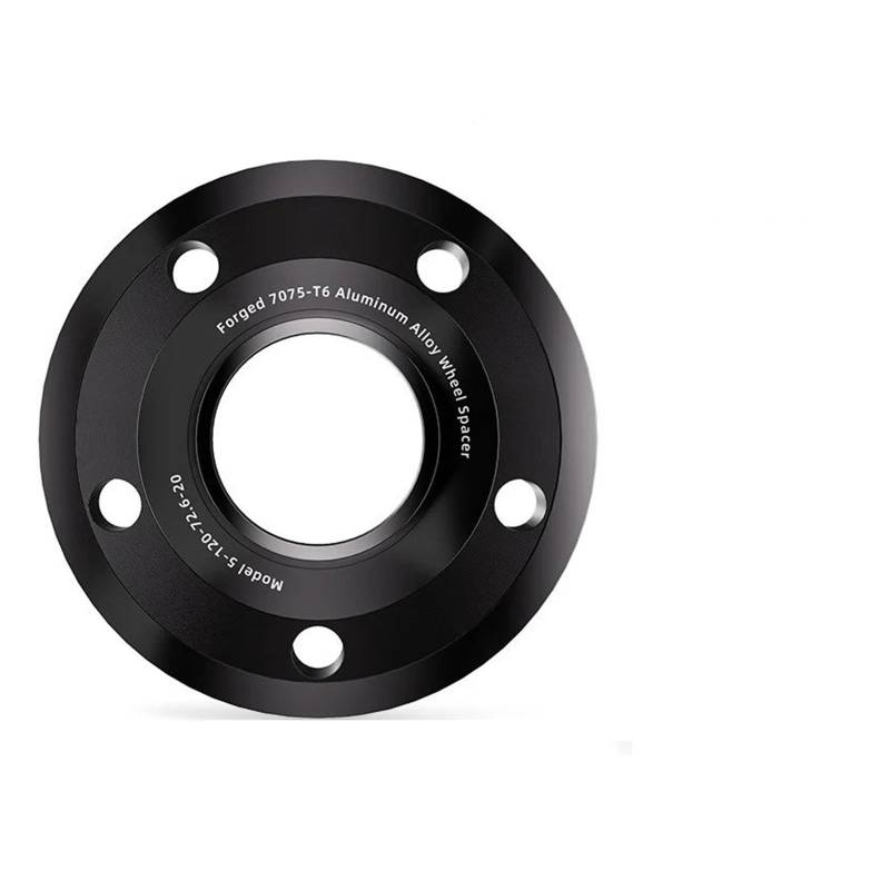 Spurverbreiterung Für A4 Für A4 Für Allroad Flansch Platte 15/20/25/30/35mm 2/4 Stücke 5x11 2 66,6 M14 X 1,5 Hub Centric Schwarz Geschmiedet Rad Spacer Spurverbreiterungen Distanzscheiben(2pcs 20mm) von Awqmx
