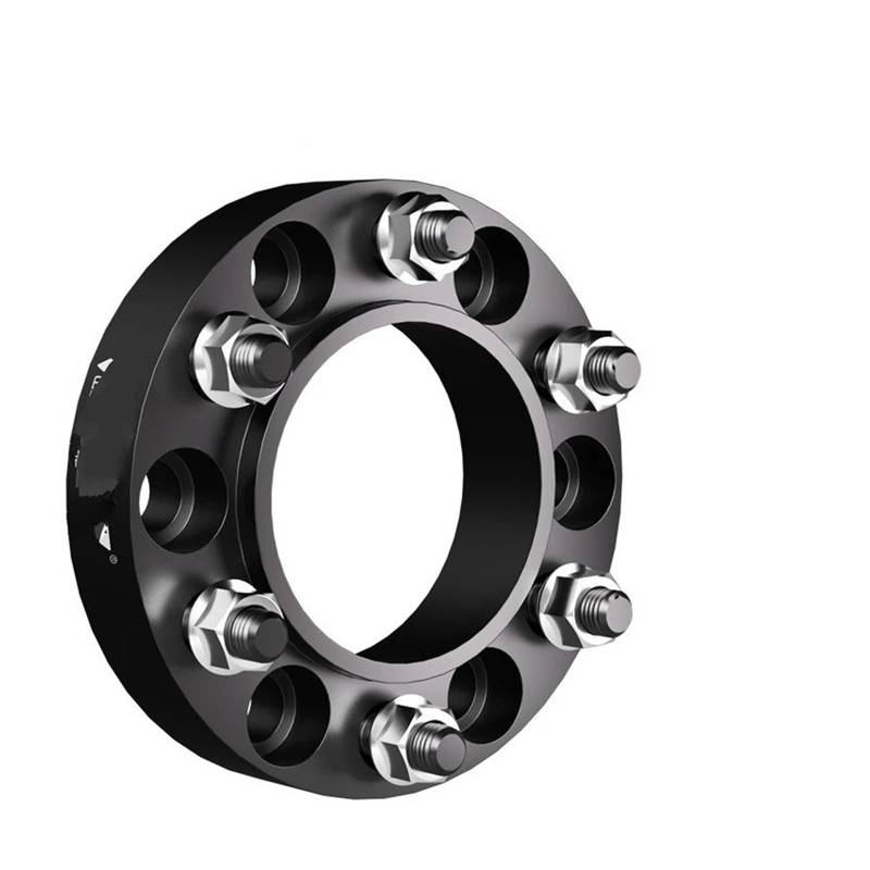 Spurverbreiterung Für Cadillac Für XT6 Flansch Plate15/20/25/30/35mm 2/4 Stücke 6x120 CB 66,9mm M14x 1,5 Hub Centric Schwarz Geschmiedet Rad Spacer Spurverbreiterungen Distanzscheiben(4pcs 30mm) von Awqmx