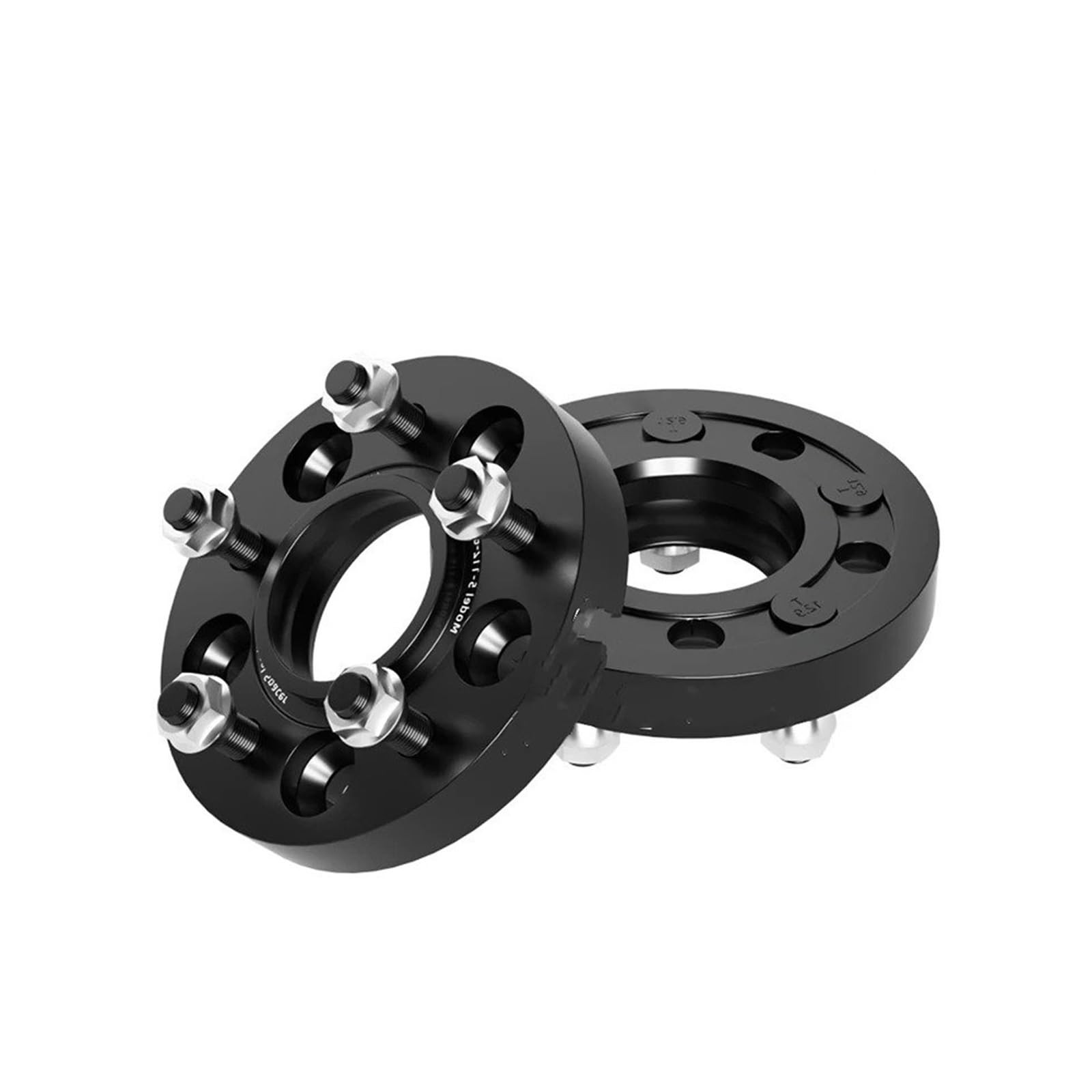 Spurverbreiterung Für Elysion Flansch Plate15/20/25/30/35mm 2/4 Stücke 5X 114,3 CB 64,1mm M12x 1,5 Hub Centric Schwarz Geschmiedet Rad Spacer Spurverbreiterungen Distanzscheiben(4pcs 20mm) von Awqmx
