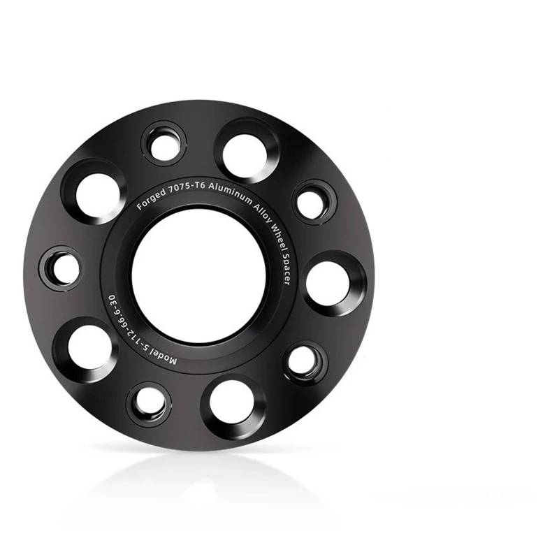 Spurverbreiterung Für Ford Für F 150 2013-2024 Flansch Plate15/20/25/30/35mm 2/4 Stücke 6X13 5 87,1 M14X 1,5 Hub Centric Schwarz Geschmiedet Rad Spacer Spurverbreiterungen Distanzscheiben(4pcs 25mm) von Awqmx