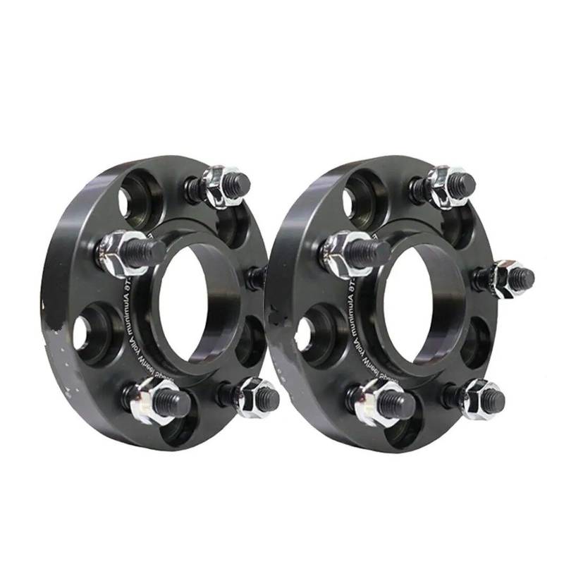 Spurverbreiterung Für Hyundai Für Genesis Für GV60 GV70 GV80 2 Stücke 5x114,3 67,1mm M14 * 1,5 Rad Spacer T6-7075 Spurverbreiterungen Distanzscheiben(2pcs Black 15mm) von Awqmx