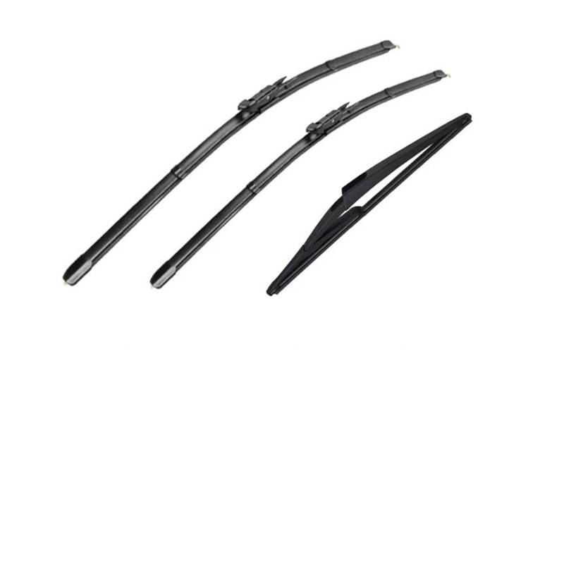 Wischerblatt Für Abarth Für Fiat Punto 199 Für Grande Punto 2005-2018 Windschutzscheibenbürsten Fenster Windschutzscheibe Vorne Hinten Wischerblätter Set Scheibenwischer Wischblatt(RHD Front Rear) von Awqmx
