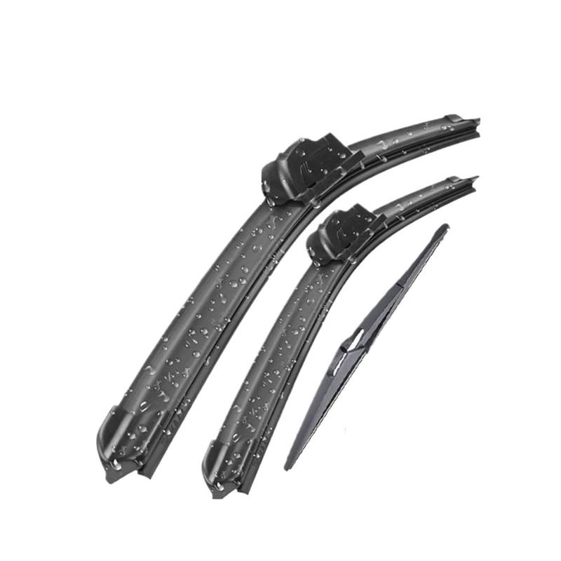 Wischerblatt Für Citroen C2 2003-2009 Windschutzscheibe Windschutzscheibe Fenster Regenbürsten 24"18" 12" Wischer Vorne Und Hinten Wischerblätter Set Kit Scheibenwischer Wischblatt von Awqmx
