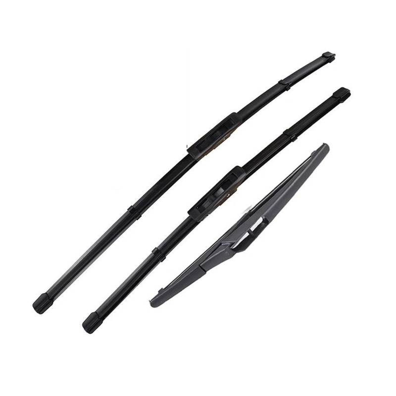 Wischerblatt Für Megane 2 Fließheck 2006 2007 2008 Windschutzscheibe Windschutz Fenster 24 "+ 18" + 9 "Wischer Vorne Und Hinten Wischer Klingen Set Scheibenwischer Wischblatt von Awqmx