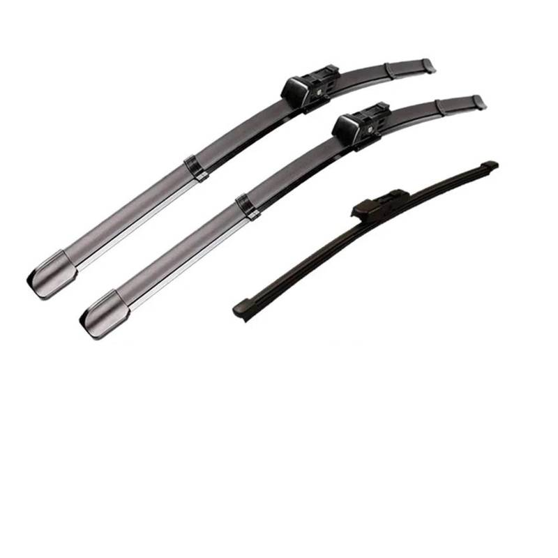 Wischerblatt Für VW Für Passat B8 2015-2023 Windschutzscheibenbürsten Windschutzscheibenscheibenwaschanlage Silikon-Wischerblätter Vorn Hinten Eingestellt Scheibenwischer Wischblatt(LHD Front Rear) von Awqmx