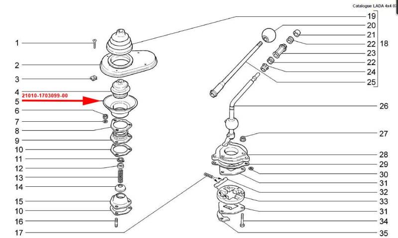 Manschette unter Schalthebel von AwtoWAS