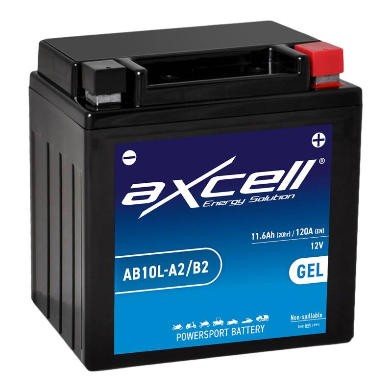 AXCELL Batterie 12V YB9-B GEL 50914 passend für Vespa LX 150 M44 2005-2009 von Axcell