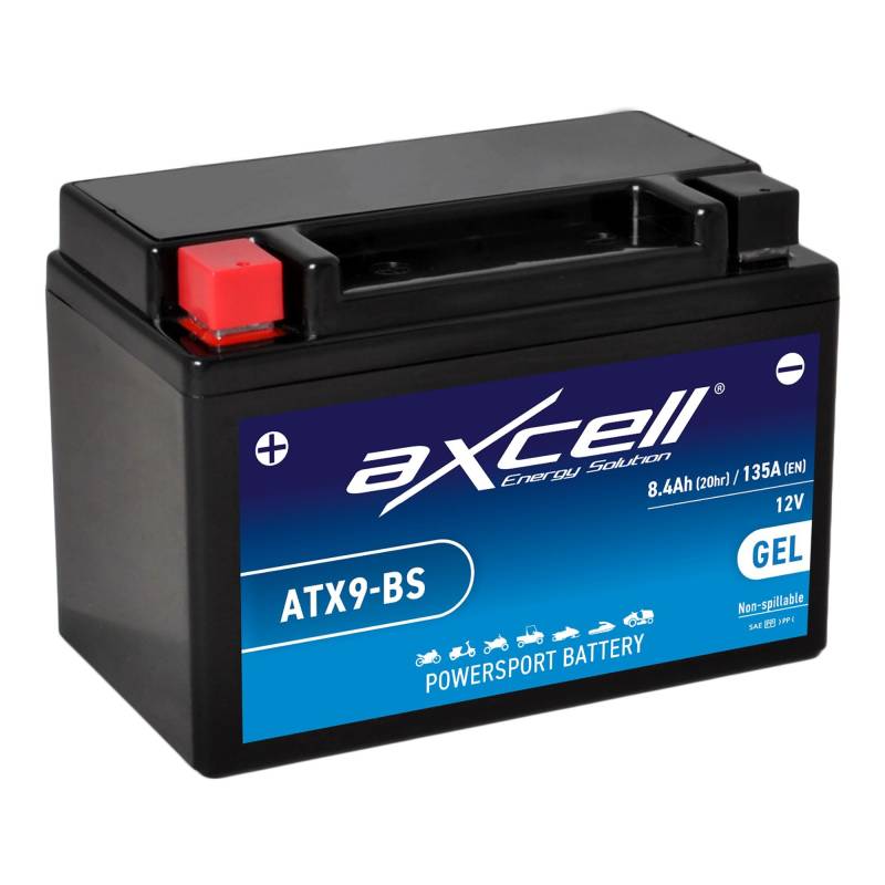 AXCELL Batterie 12V YTX9-BS GEL 50812 passend für Polaris Predator 500 Ed 2005-2005 von Axcell