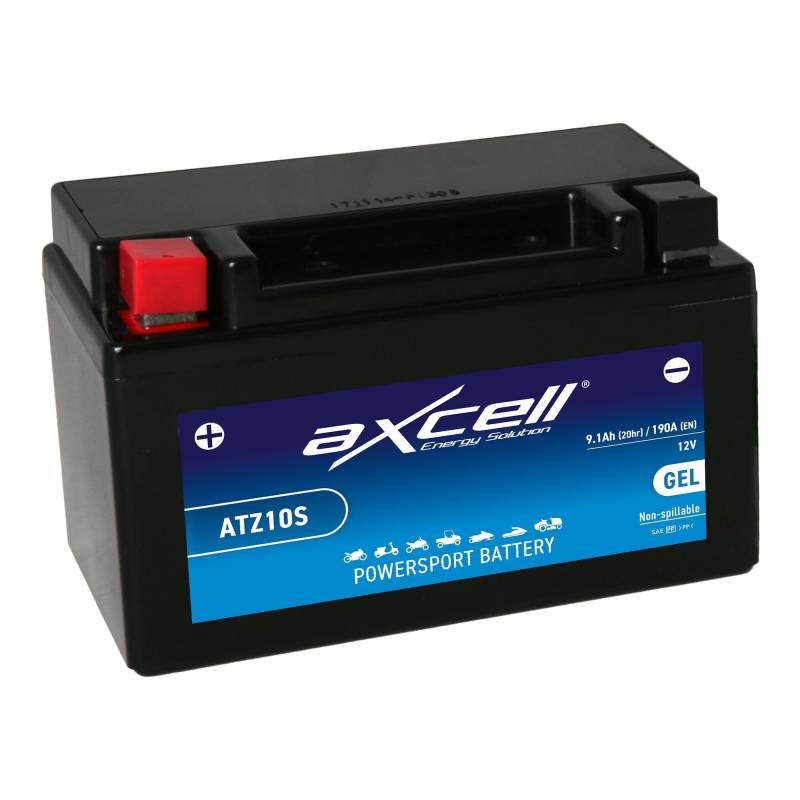 AXCELL Batterie 12V YTZ10S GEL passend für Aprilia Tuono V4 1100 Factory ABS KG 2019-2021 von Axcell