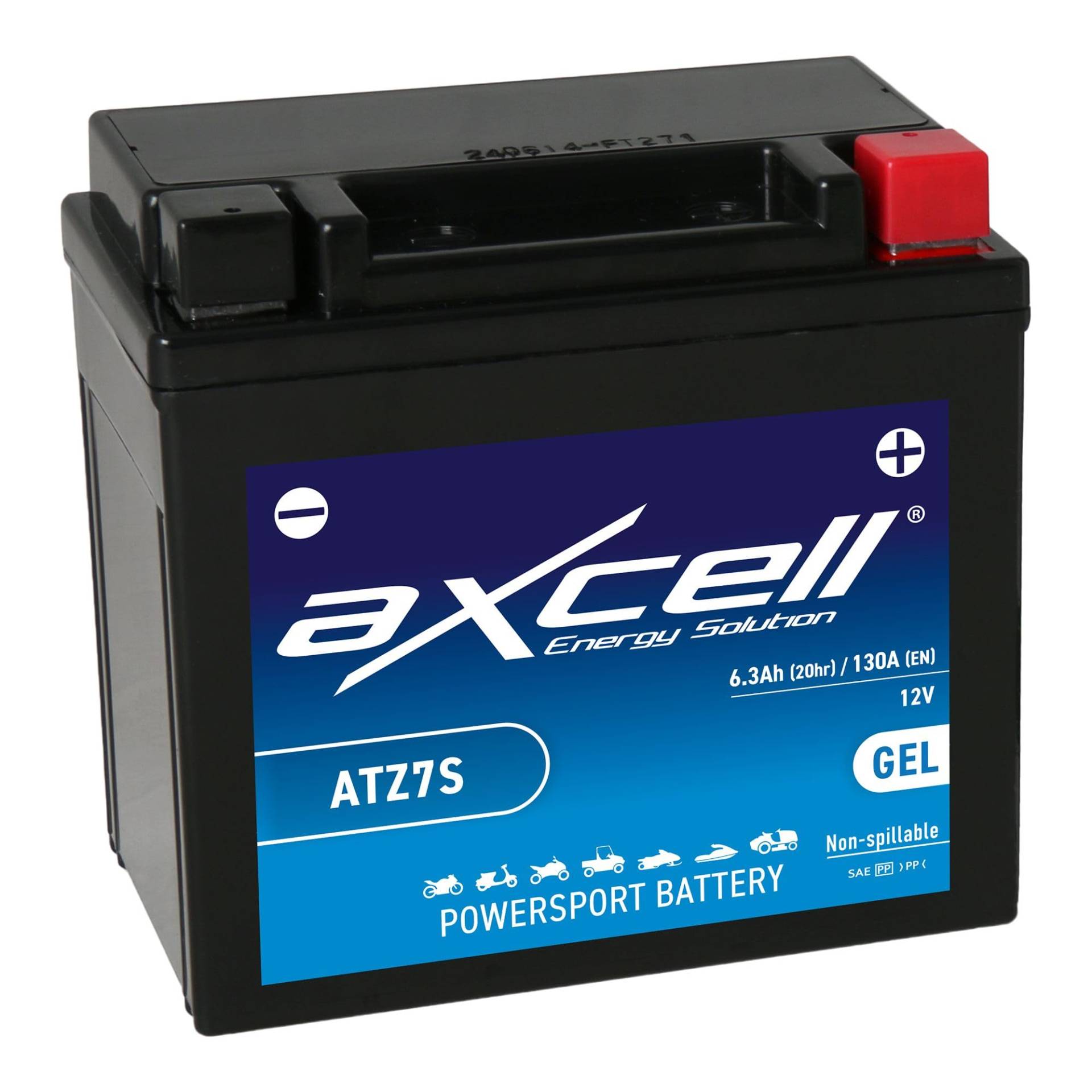 AXCELL Batterie 12V YTZ7S GEL passend für Yamaha WR 450 F 5TJ2 2003-2003 von Axcell