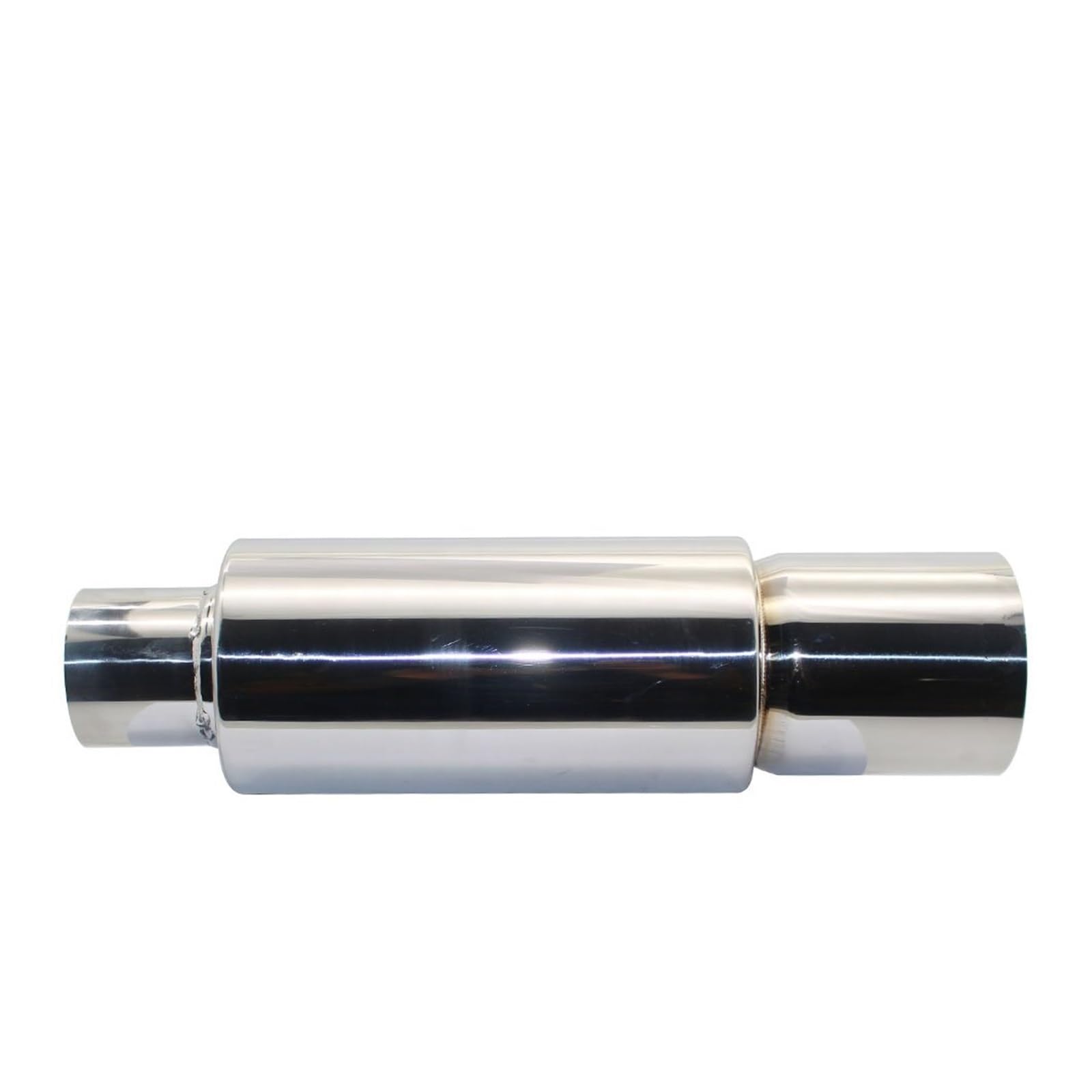 Auspuffspitze Auto Auspuff Schalldämpfer Endrohr Universal Edelstahl Schnittstelle 51 57 63MM Auspuffanlage Ende Auspuffrohr Spitzen(007 Silver 51mm) von Axexnejv