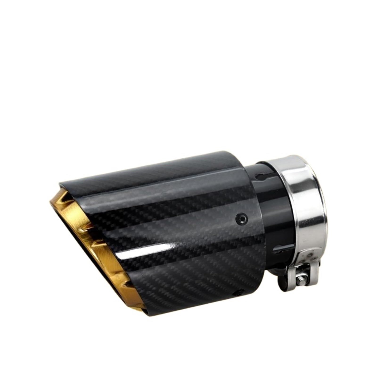 Auspuffspitze Carbon-Auspuffspitzen, Mehrfarbiges Schalldämpfer-Endrohr Für Dekorieren Universeller Schalldämpferrohre Auspuffrohr Spitzen(Yellow 63-101) von Axexnejv