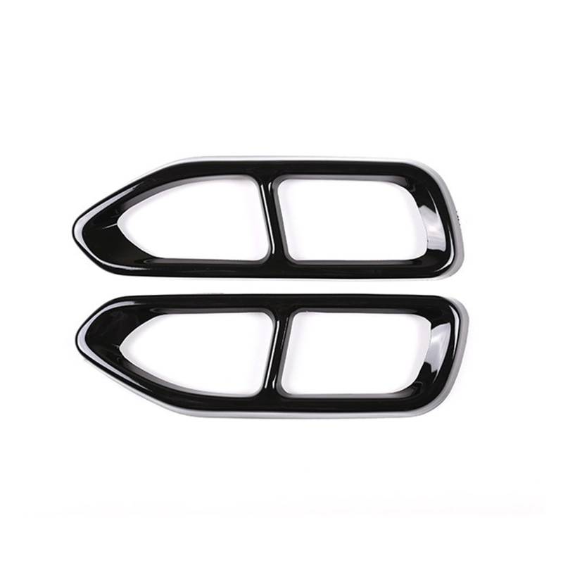 Auspuffspitze Für 7 Series G11 G12 730 740 750li 2016-2018 Glänzend Schwarz Stahl Auto Auspuff Schalldämpfer Rohr Spitze Abdeckung 2 Stück Auspuffrohr Spitzen(B Model) von Axexnejv