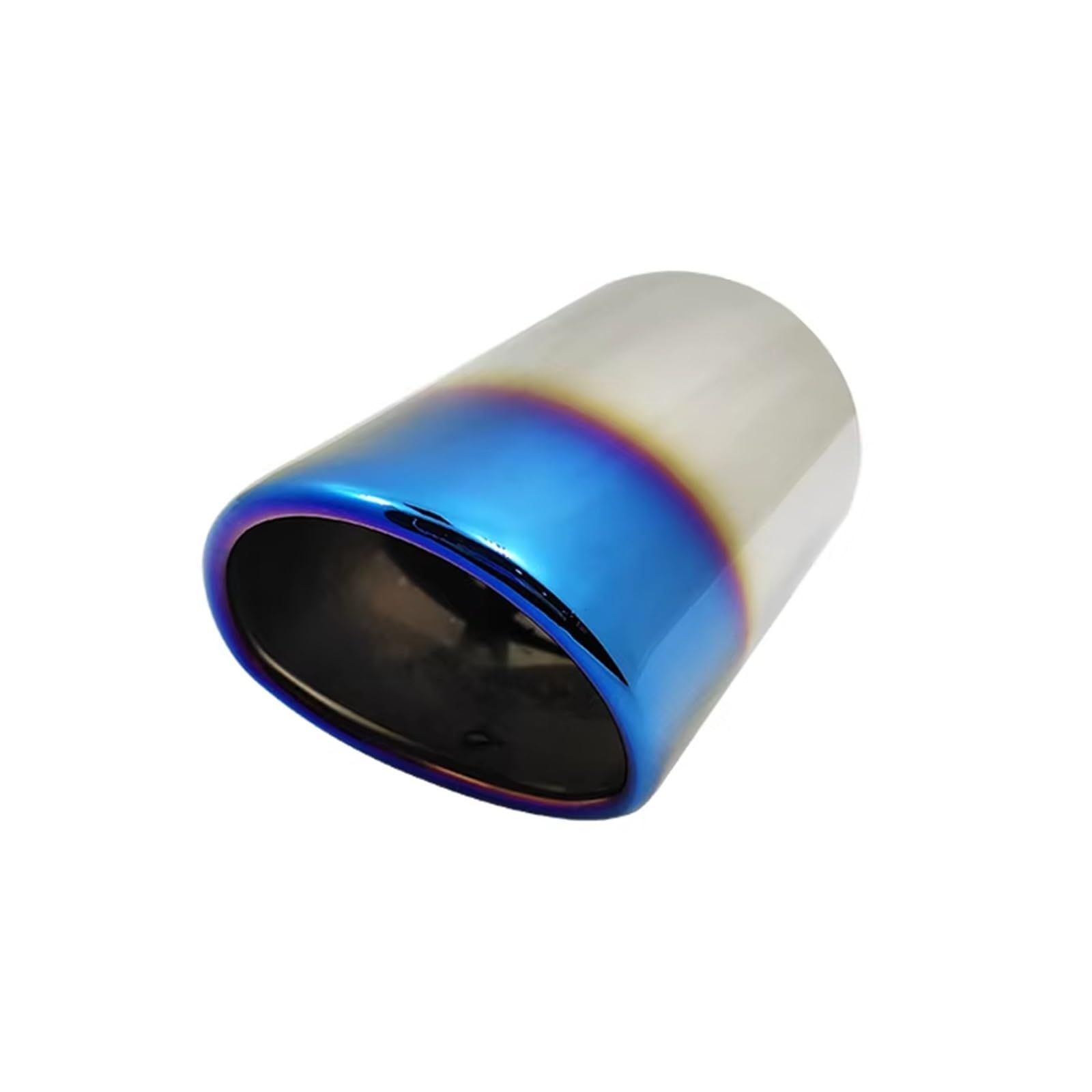 Auspuffspitze Für Accord Edelstahl Schalldämpfer Schwanz Auto Auspuff Tipps Rohr 1 Stück Auspuffrohr Spitzen(Half blue) von Axexnejv