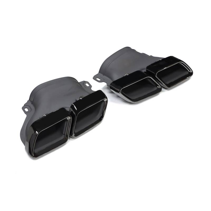Auspuffspitze Für Benz C63 W205 C200 C300 C180 C260 2015 2016 2017 2018 Quad Endrohr Düse Auto Auspuff Spitze Schalldämpfer Tipps Auspuffrohr Spitzen(Black A) von Axexnejv
