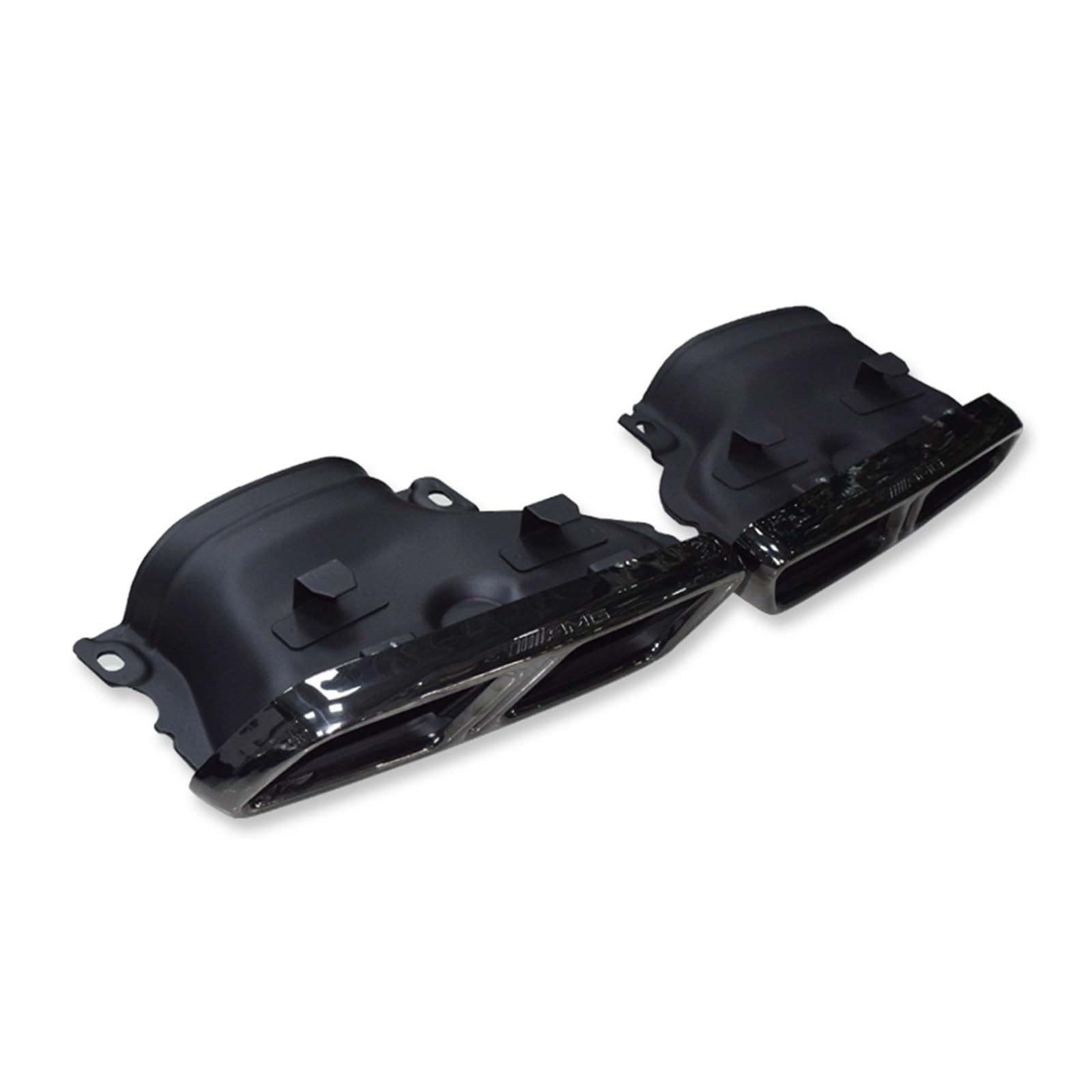 Auspuffspitze Für Benz C63 W205 C200 C300 C180 C260 2015 2016 2017 2018 Quad Endrohr Düse Auto Auspuff Spitze Schalldämpfer Tipps Auspuffrohr Spitzen(Black B) von Axexnejv