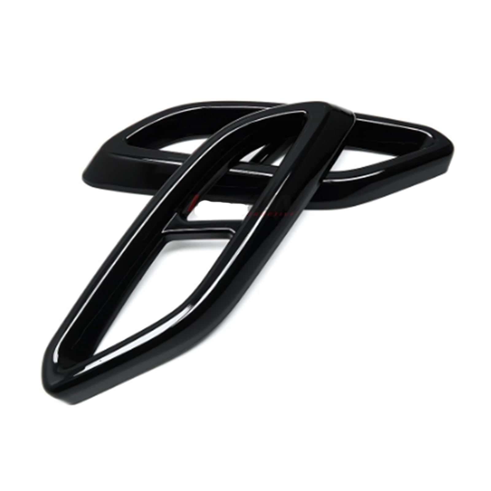 Auspuffspitze Für Benz Für CLA W117 2017 2018 2019 Trim 2 Stück Schwanz Throat Auspuffrohr Schalldämpfer Spitze Abdeckung Auspuffrohr Spitzen(Schwarz) von Axexnejv