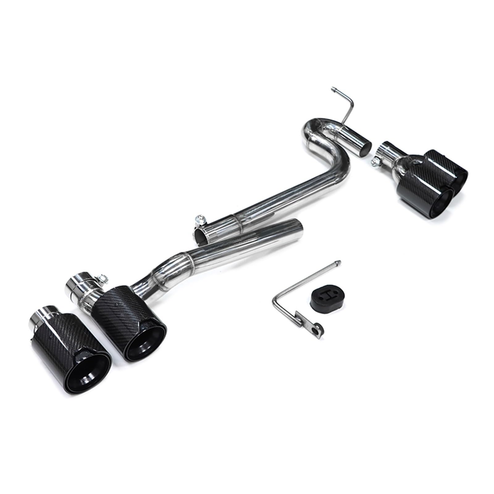 Auspuffspitze Für F10 F11 F18 525i 520i 530i 523i 5 Serie Benzin Für Modell G30 G31 Für M5 Hinten Stoßstange Schalldämpfer Spitze Endrohr Auspuffrohr Spitzen(Petrol Carbon Fiber) von Axexnejv