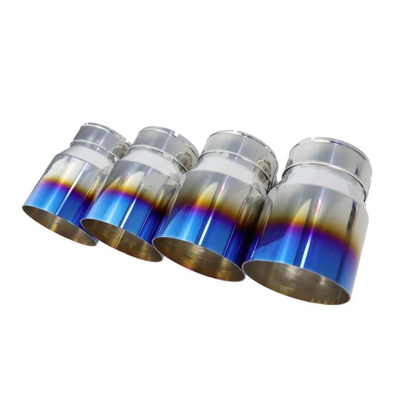 Auspuffspitze Für F87 M2 F80 M3 F82 F83 M4 Passende Schalldämpferrohre Edelstahl-Schalldämpfer-Endrohre Modifizieren Sie 4-teilige Auspuffspitzen Auspuffrohr Spitzen(Blue) von Axexnejv