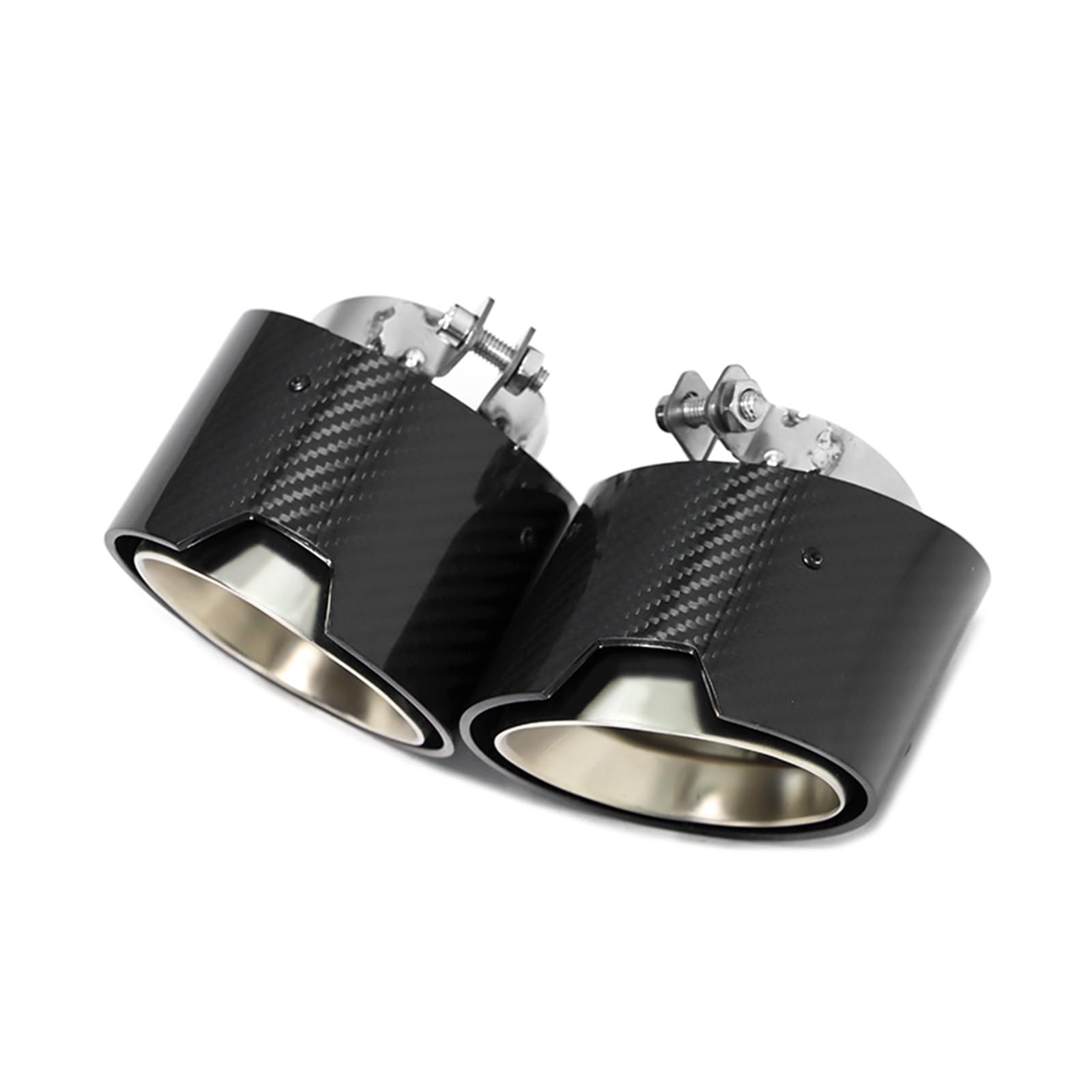 Auspuffspitze Für G20 G21 320i 330i 420i 430i G22 G23 Schalldämpfer Spitze Endrohr Auspuff System Düse Carbon Faser Auspuff Auspuffrohr Spitzen(Frosted 1 Pair) von Axexnejv
