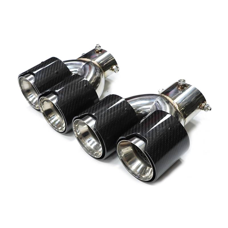 Auspuffspitze Für G20 G21 M340i G22 M240i G42 M440i Auspuff Edelstahl Schalldämpfer Spitze Düse Quad Auto Auspuff Endrohr Auspuffrohr Spitzen(Carbon Fiber C) von Axexnejv